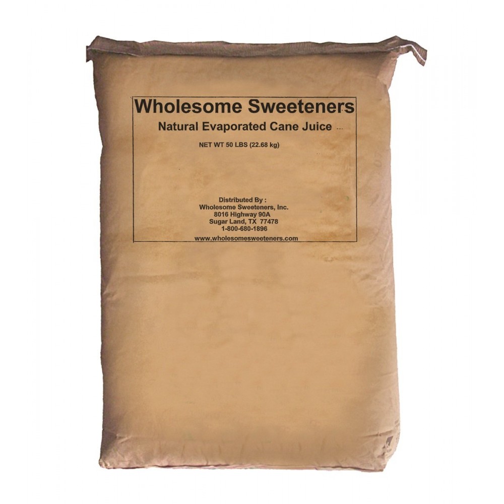 Wholesome Sweeteners Evaporated Cane Sugar Juice (1x50lb)