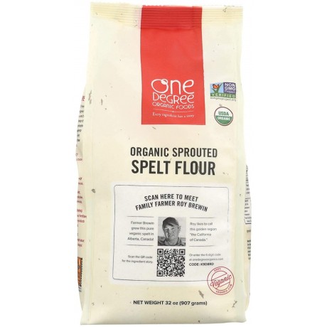 One Degree Organic Spr Spelt Flour (6x32Oz)