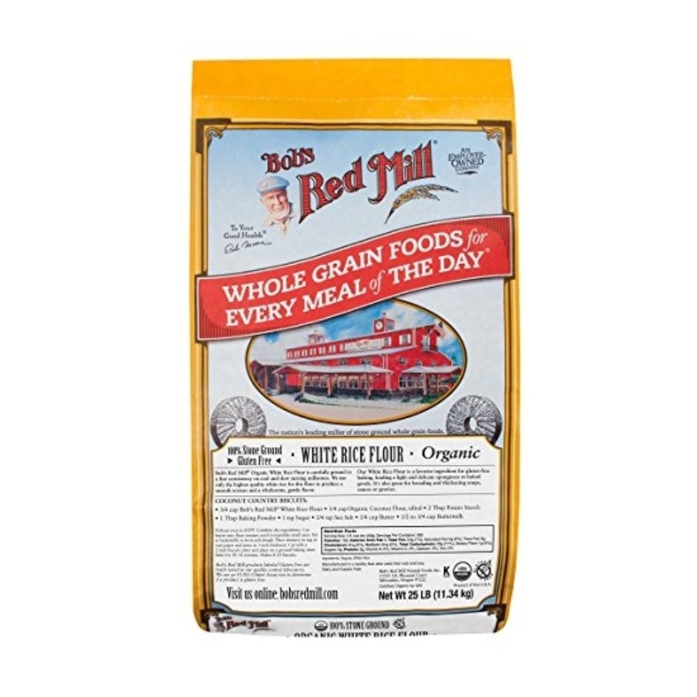 Bob's Red Mill Rice Flr White (1x25LB )