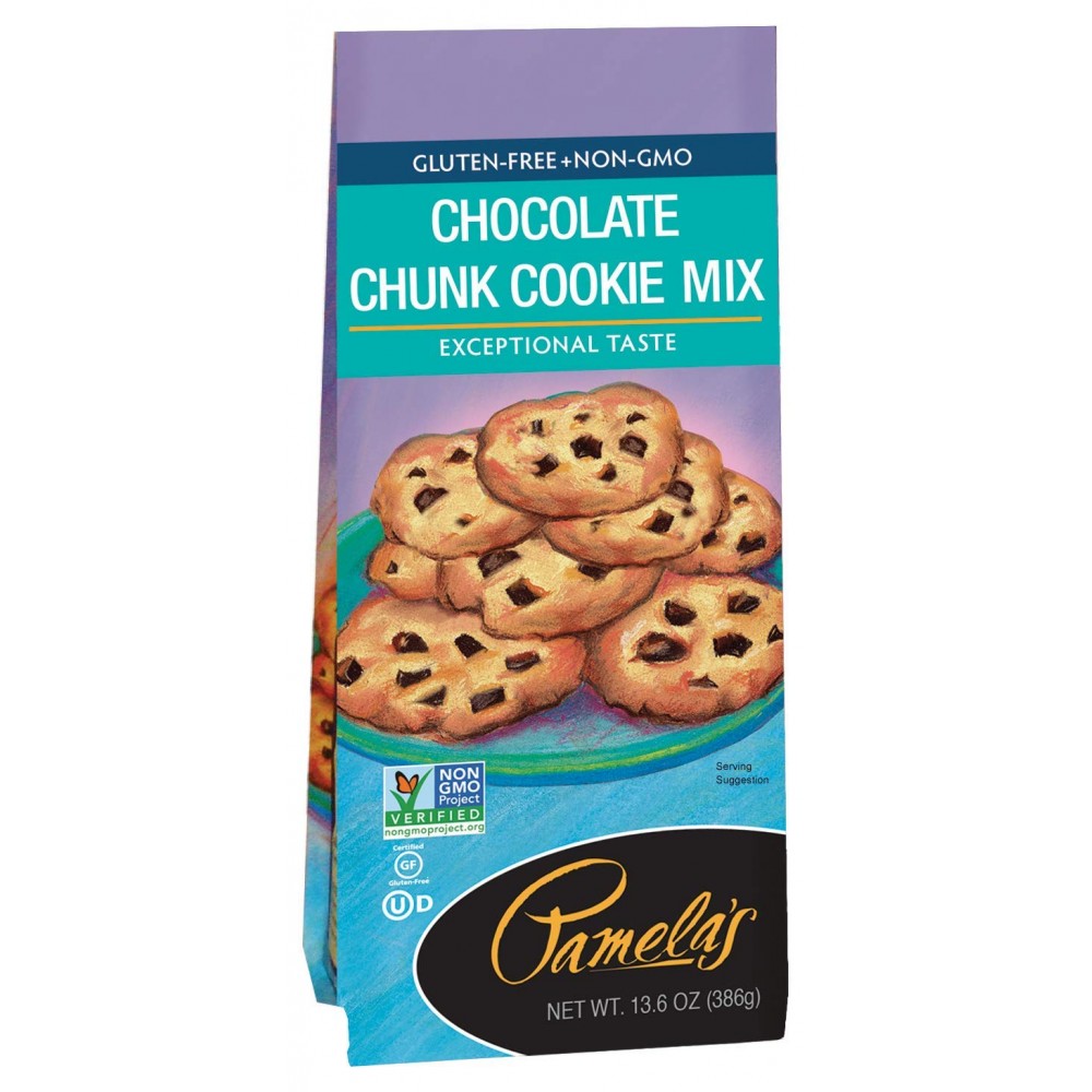 Pamela's Choc Chunk Cookie Mix Gluten Free (6x13.6 Oz)