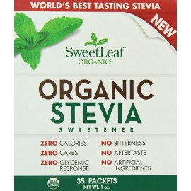 SweetLeaf Organic Stevia Sweetener Packets (1x35 Ct)