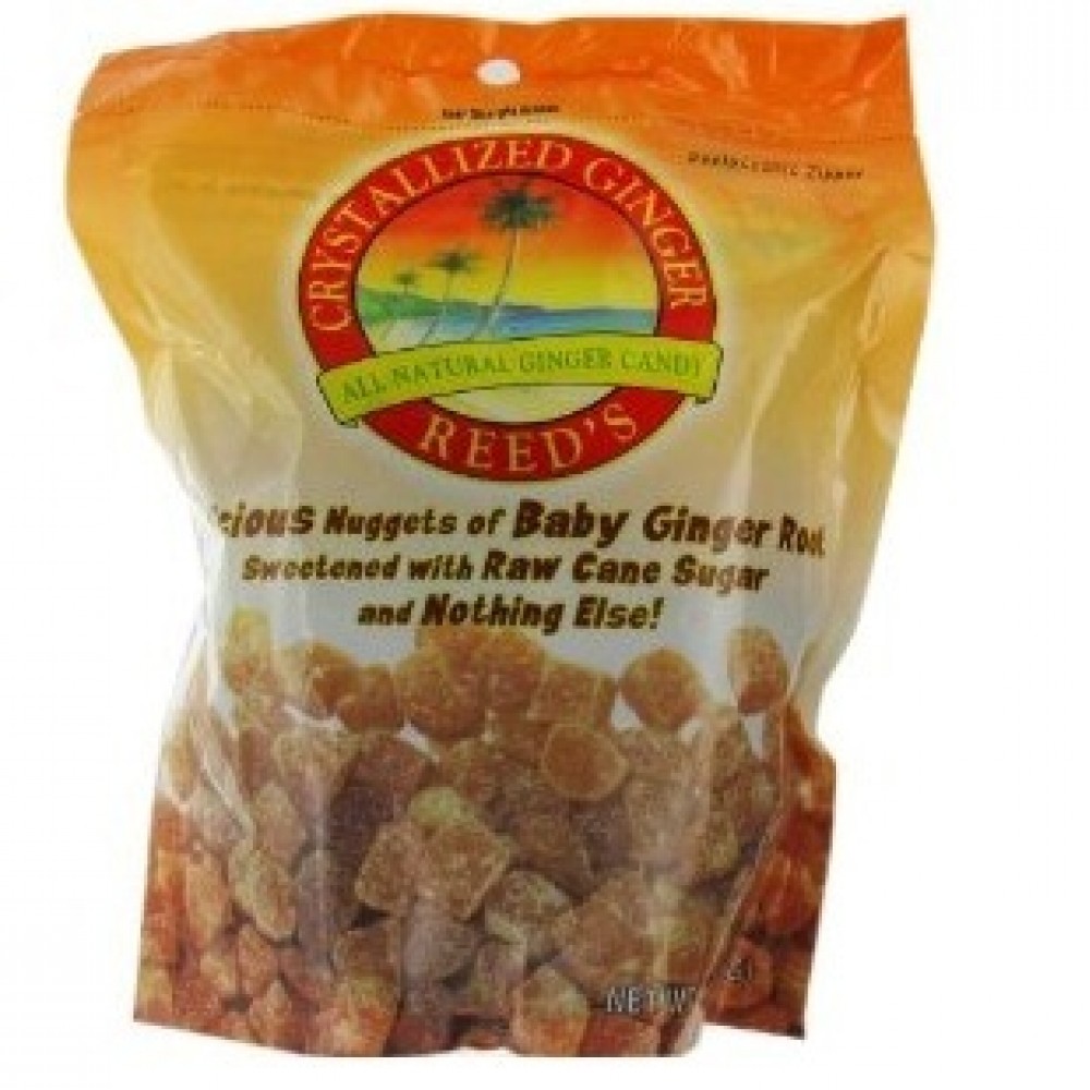 Reed's Crystallized Ginger With Raw Sugar (1x11lb)