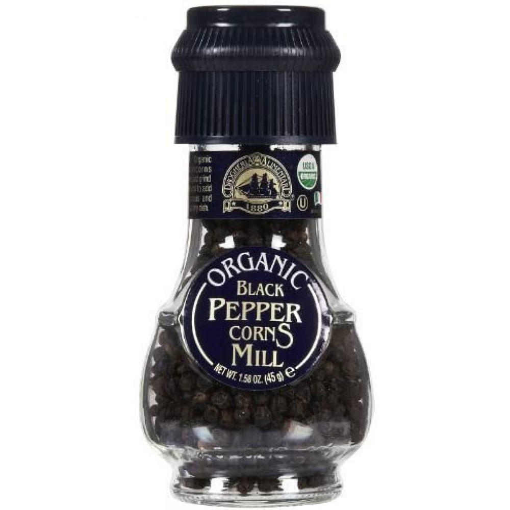 Drogheria & Alimentari All Natural Spice Grinder Black Peppercorns (6x1.6Oz)