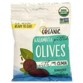 Mediterranean Organics Kalamata Pitted Olives (12x2.5 OZ)