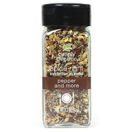 Simply Organic Organic Spice Right Everyday Blends, Pepper And More (6X2.2 OZ)