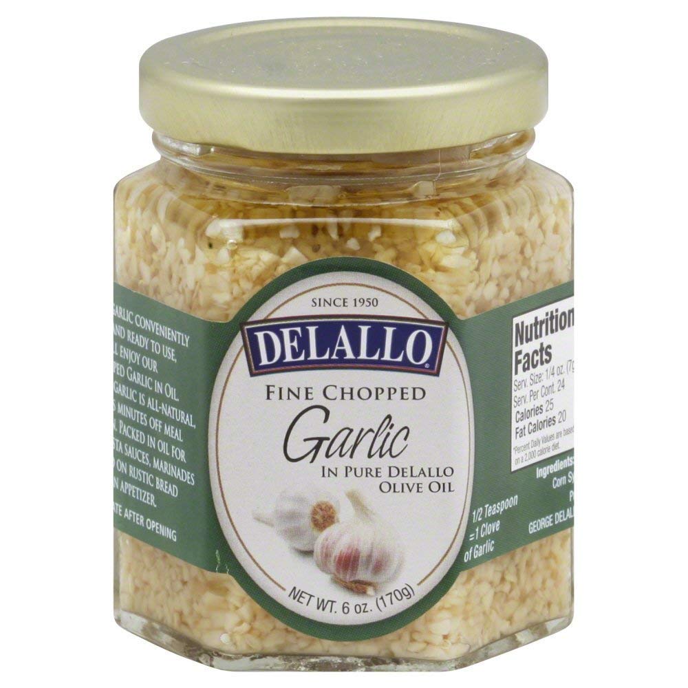 De Lallo Garlic Chopped In Oil (12x6Oz)