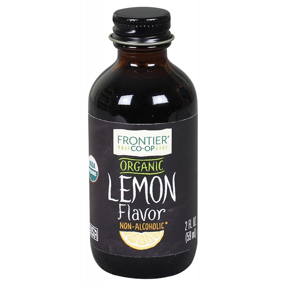 Frontier Herb Organic Lemon Flavor A/F (1x2 Oz)