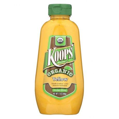 Koops Organic Yellow Mustard (12x12 OZ)