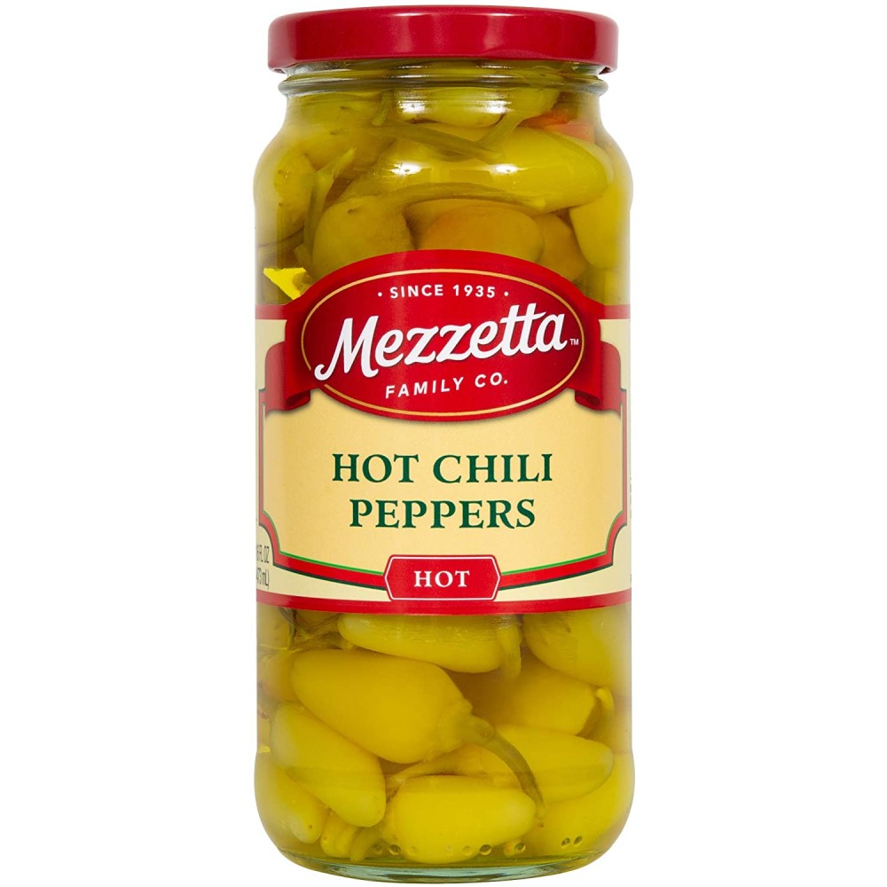 Mezzetta Hot Chili Pepprs (6x16OZ )