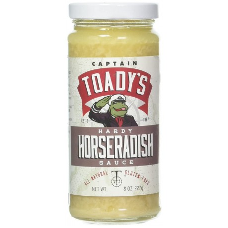 Captain Toady's Hardy Horseradish Sauce (12x8 Oz)