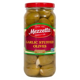 Mezzetta Olive, Stuffed Garlic (6x10Oz)