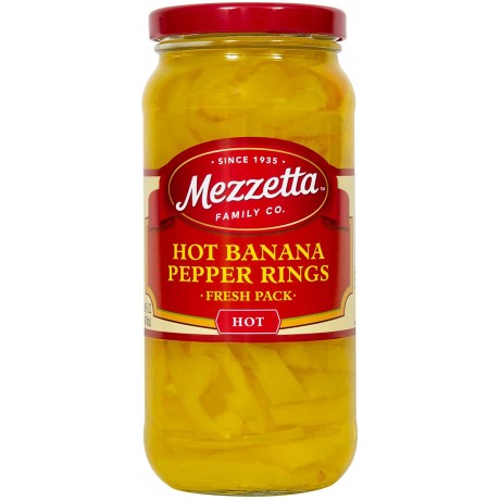 Mezzetta Hot Banana Wxd Pprs (6x16OZ )