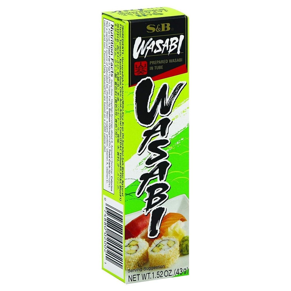 S&B Wasabi Prepared Wasabi In Tube (10x1.52Oz)