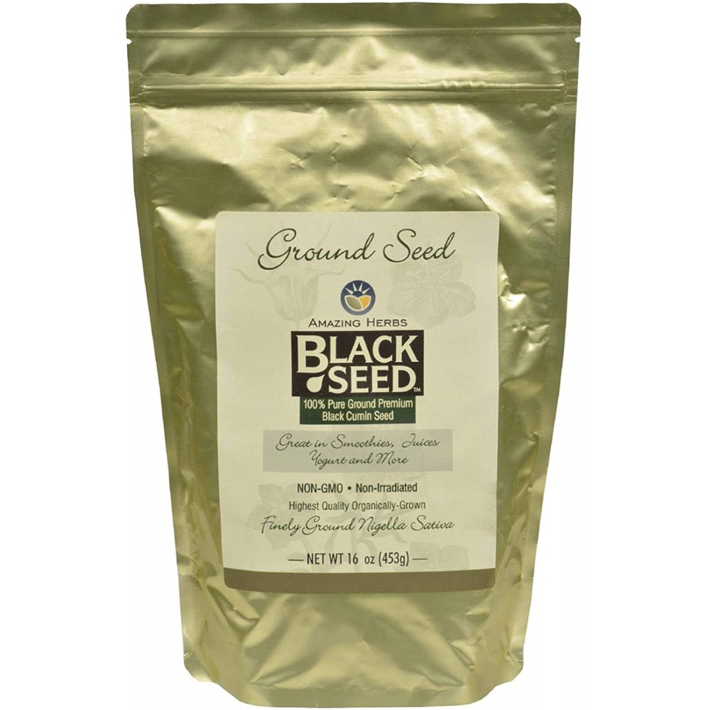 Amazing Herbs Black Seed Ground Seed (1x16 Oz)