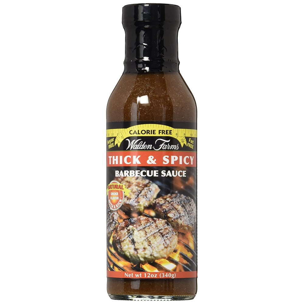 Walden Farms Calorie Free Thick 'n Spicy BBQ Sauce (6x12 Oz)