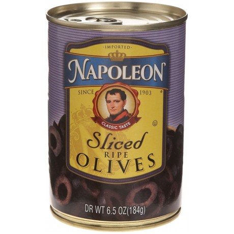 Napoleon Co. Sliced Black Olives (12x6.5OZ )