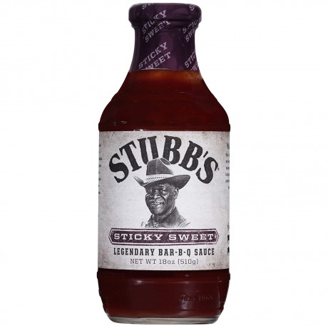 Stubbs BBQ Sauce Sticky Sweet (6x18Oz)