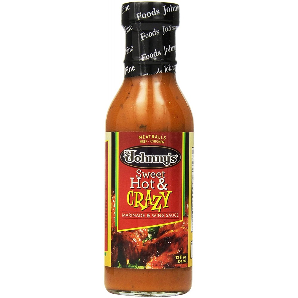 Johnny's Sweet Hot & Crazy Marinade (6x12 OZ)