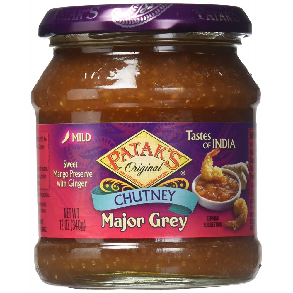 Patak's Major Grey Chutney (6x12Oz)