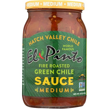 El Pinto Medium Green Chili Sauce (6x16 Oz)