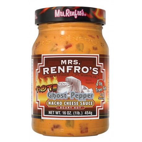 Mrs. Renfro's Ghost Pepper Nacho Cheese Scary Hot (6x16 OZ)