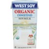 Westsoy Unsweetened Original Organic Soymilk (8x64 Oz)