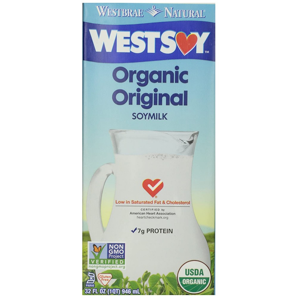 Westsoy Original Organic Soymilk (12x32 Oz)