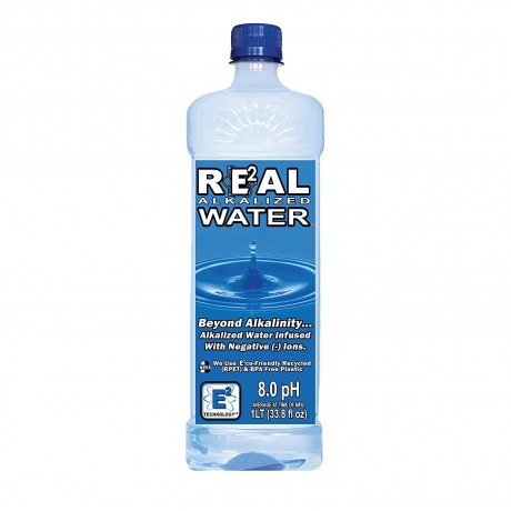 Real Water Alkalized Water (12x33.8OZ )