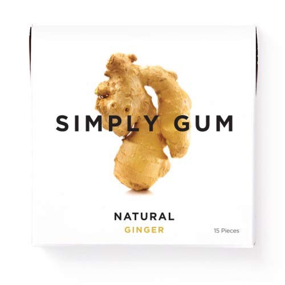 Simply Gum All Natural Gum Ginger (12X15 Ct)