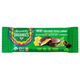 Heavenly Organics Honey Patties Chocolate MInt (16x1.2 OZ)