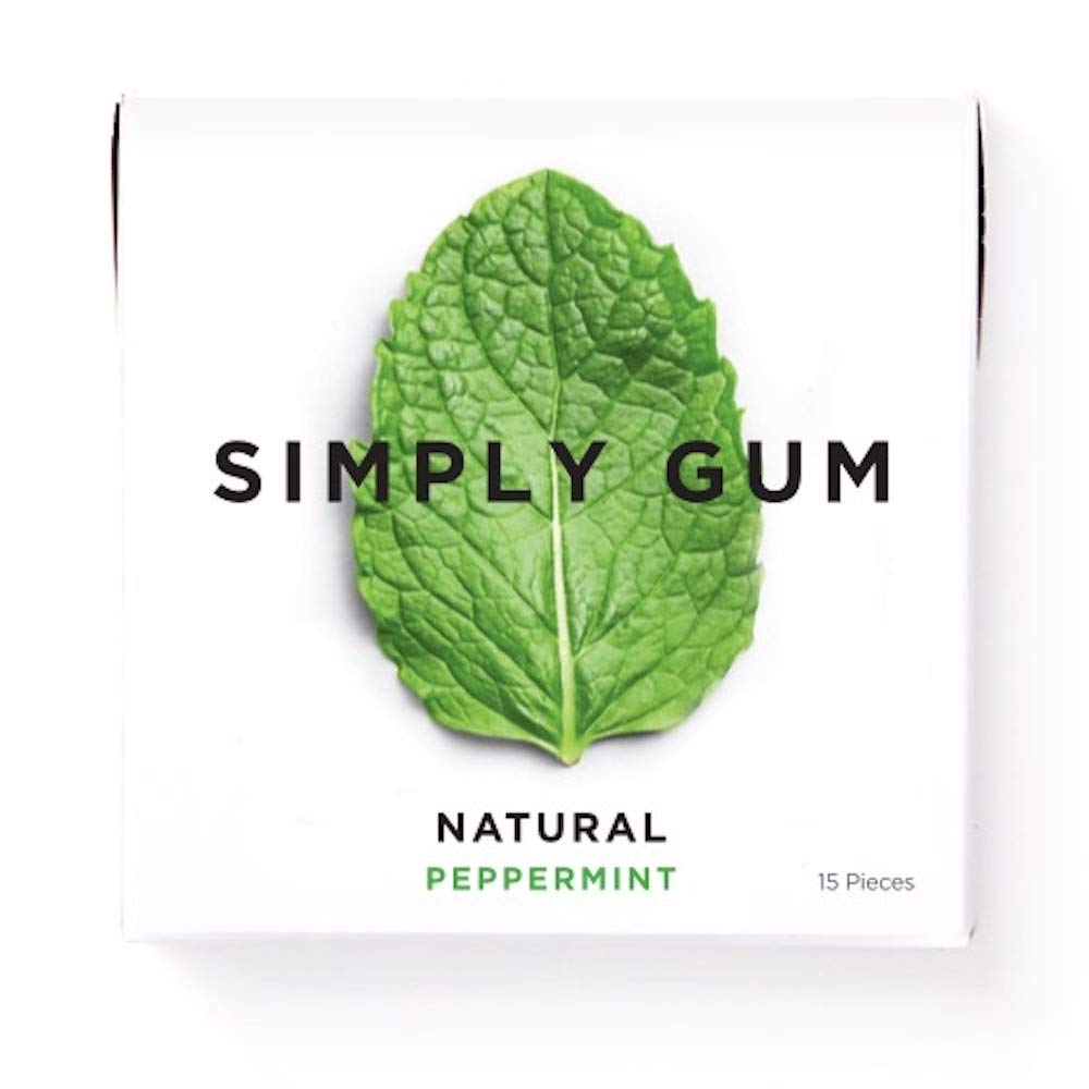 Simply Gum All Natural Gum Mint (12X15 Ct)