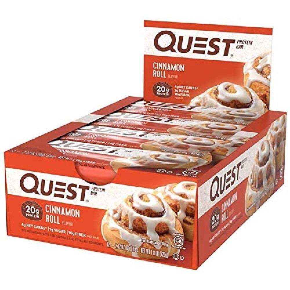 Quest Cinnamon Roll Bar (12X2.12 OZ)