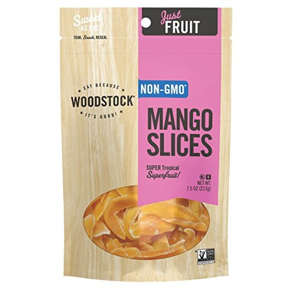 Woodstock Unsulphered Mango Sliced (8x7.5Oz)