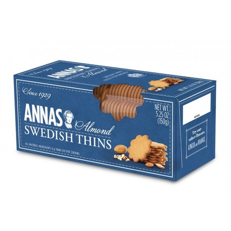 Annas Swedish Almond Thins (12x5.25OZ )