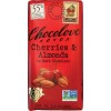 Chocolove Dark Chocolate Bar Cherry & Almond (12x3.2 Oz)