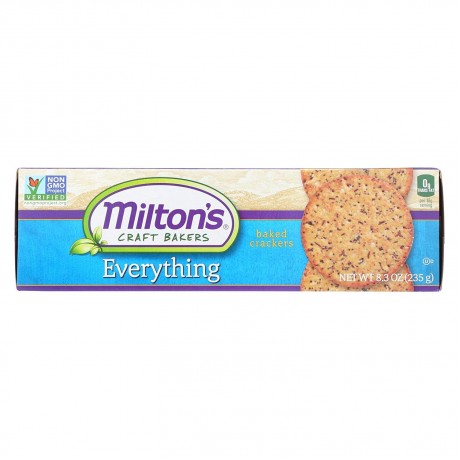 Milton's Everything Gourmet Round Crackers Multigrain (12x8.3 Oz)