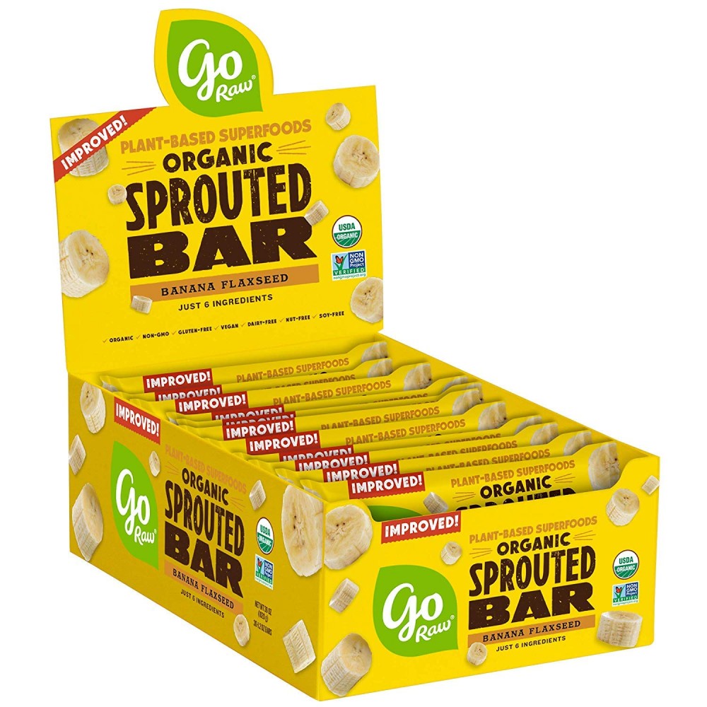 Go Raw Banana Bread Sprouted Bar (30x1.2 OZ)