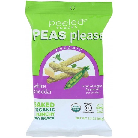 Peeled Peeled Peas White Cheddar (12X3.3 OZ)