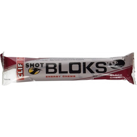 Clif Bar Black Cherry Clif Bar Shot Blok (18x2.1 Oz)