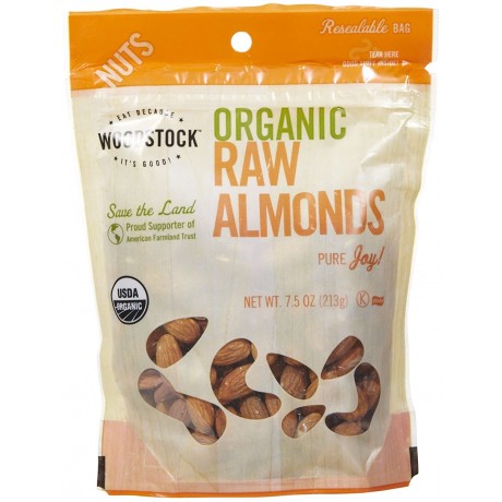 Woodstock Organic Almonds (8x7.5 Oz)