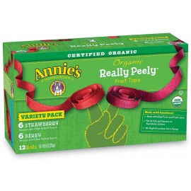 Annie's Homegrown Organic Really Peely Fruit Tape Variety Pack (6x9 OZ)