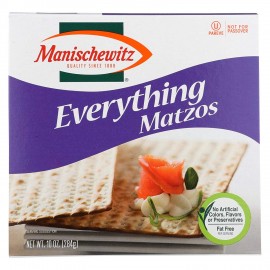 Manischewitz Matzo, Everything (12x10 OZ) 