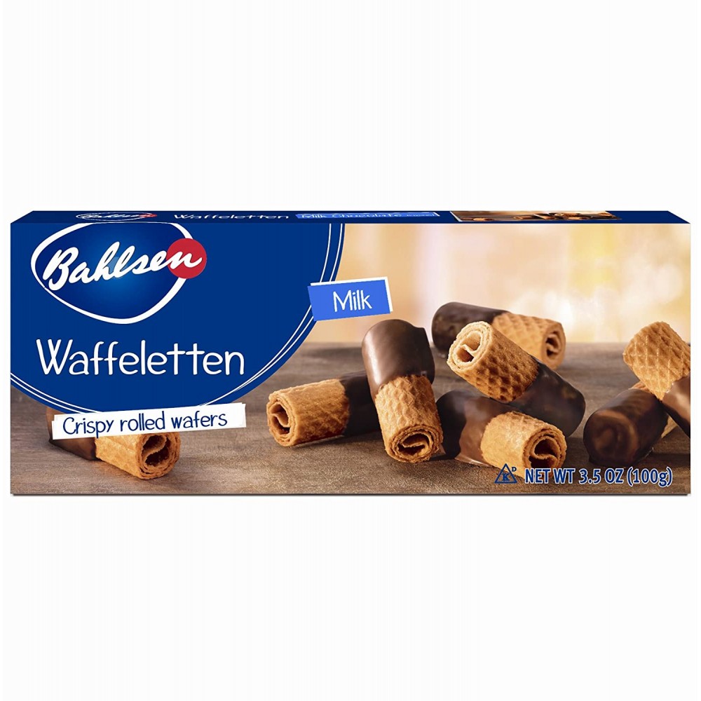 Bahlsen Milk Chocolate Wafer Rolls (12x3.5Oz)