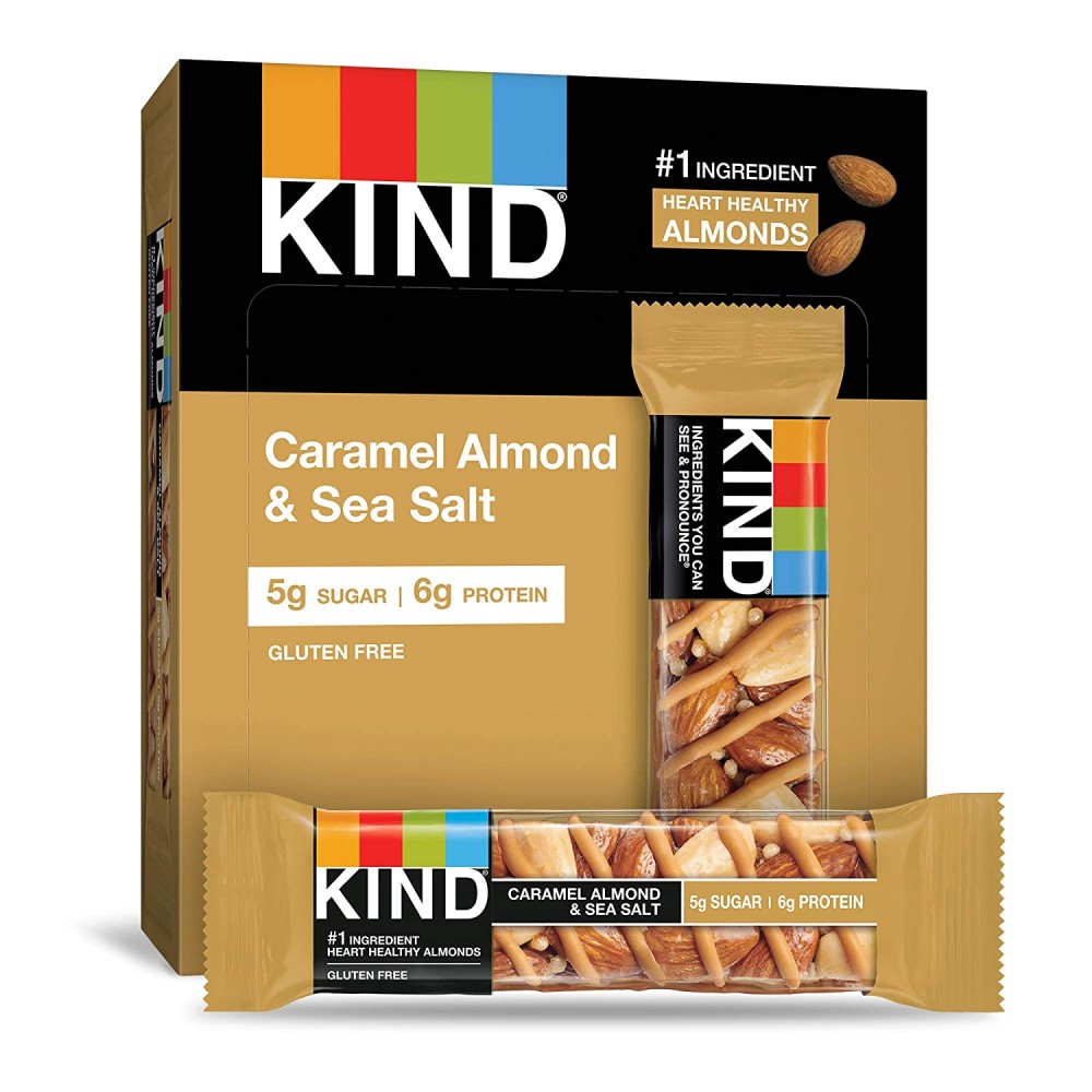 Kind Caramel Almond and Sea Salt Bar (12x1.4 OZ)