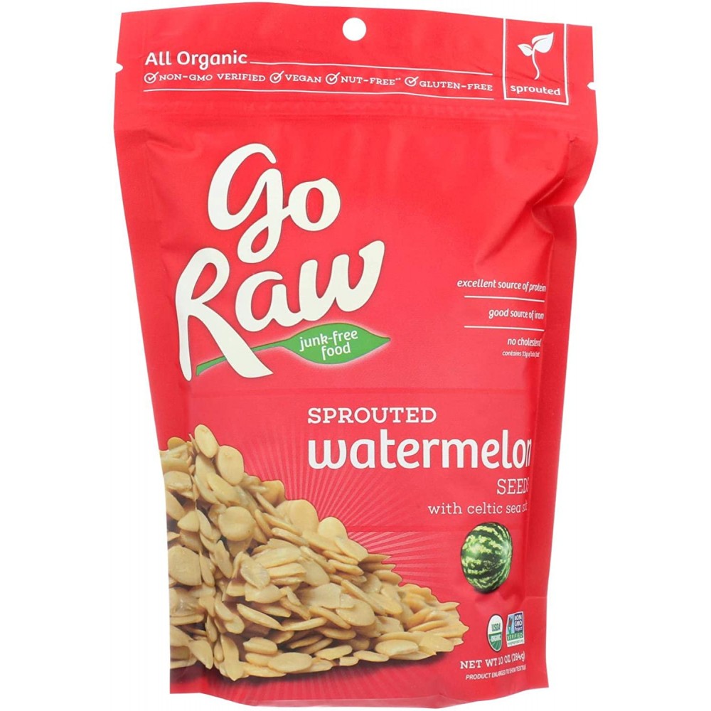 Go Raw Sprouted Watermelon Seeds (8x10 OZ)