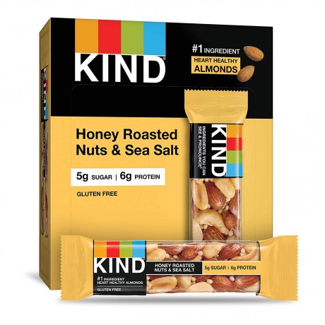 Kind Honey Roasted Nuts & Sea Salt Bar (12x1.4 OZ)