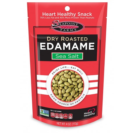 Seapoint Farms Light Salt Dry Roasted Edamame (12x4 Oz)