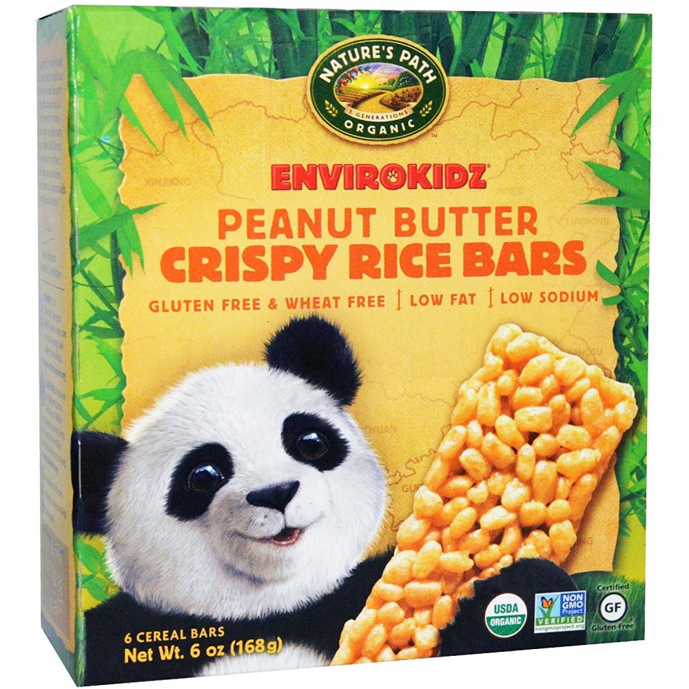 Envirokidz Peanut Butter Crispy Bar Gluten Free (6x6 Oz)