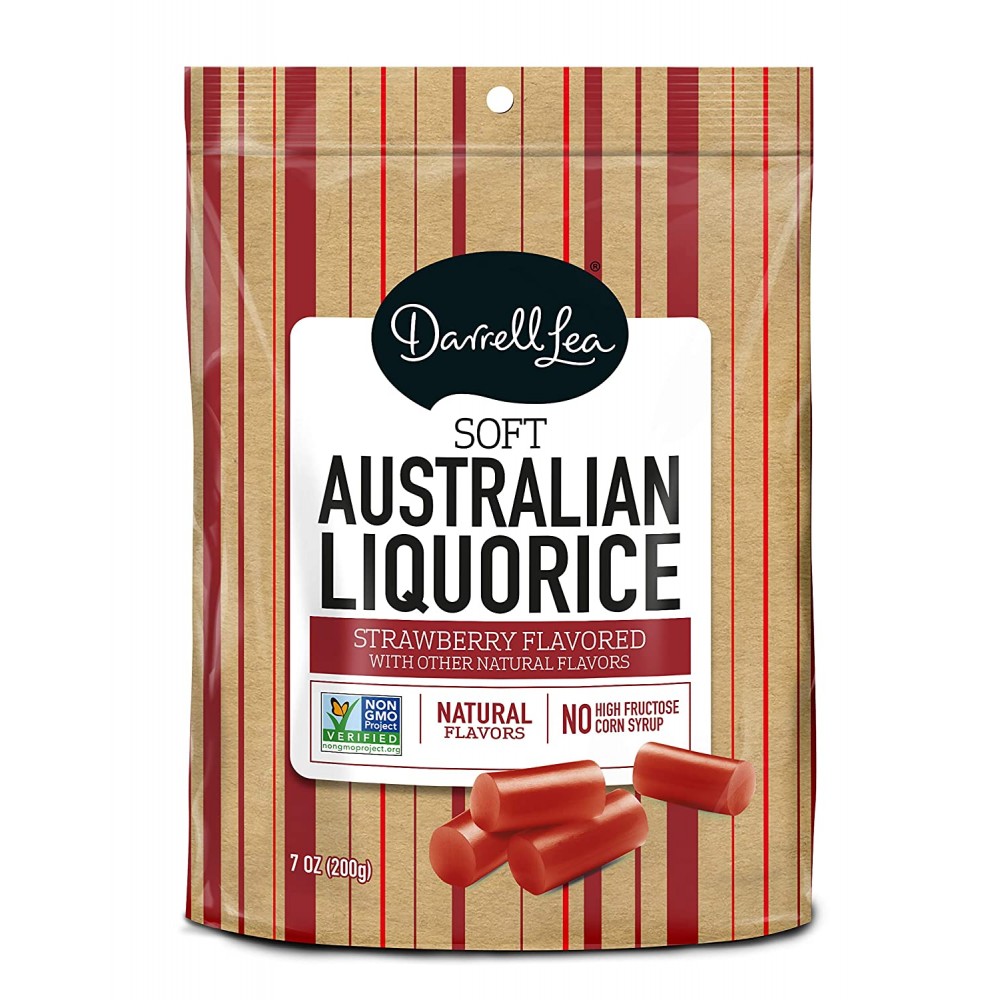 Darrell Lea Licorice Strawberry (8x7OZ )