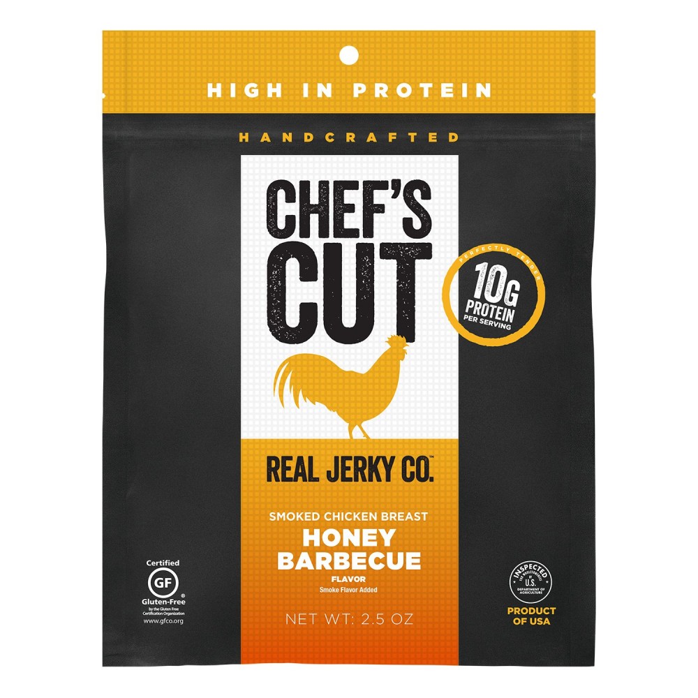 Chef's Cut Real Chicken Jerky Honey Barbeque (8x2.5 OZ)